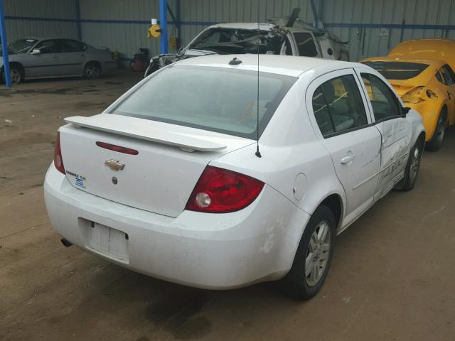 1G1AL54F957609327 - 2005 CHEVROLET COBALT LS WHITE photo 4