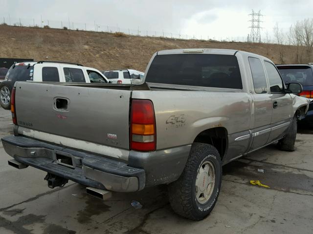 2GTEK19T9Y1100245 - 2000 GMC NEW SIERRA GRAY photo 4