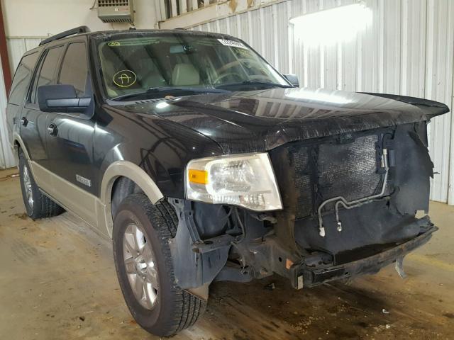 1FMFU17538LA77327 - 2008 FORD EXPEDITION BLACK photo 1