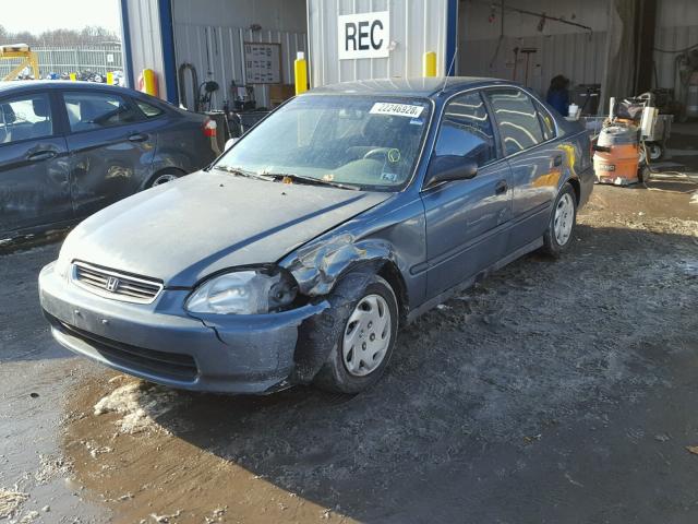 2HGEJ6671VH564092 - 1997 HONDA CIVIC LX BLUE photo 2