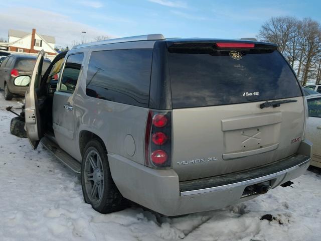 1GKFK66877J263664 - 2007 GMC YUKON XL D BEIGE photo 3