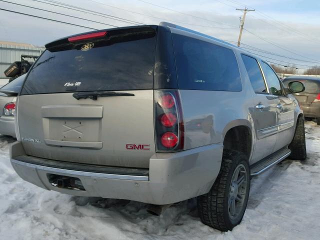 1GKFK66877J263664 - 2007 GMC YUKON XL D BEIGE photo 4