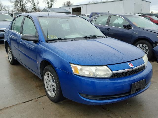 1G8AJ52FX4Z119525 - 2004 SATURN ION LEVEL BLUE photo 1