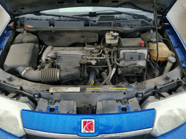 1G8AJ52FX4Z119525 - 2004 SATURN ION LEVEL BLUE photo 7