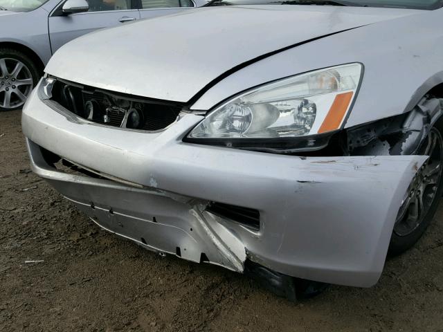 1HGCM56896A116748 - 2006 HONDA ACCORD EX SILVER photo 9