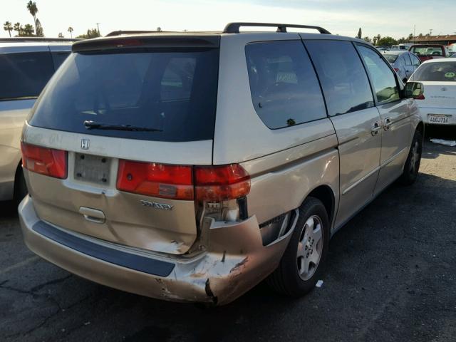 2HKRL1860YH560872 - 2000 HONDA ODYSSEY EX BEIGE photo 4