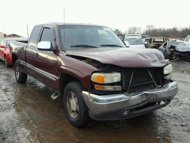 2GTEK19V8X1559251 - 1999 GMC NEW SIERRA BURGUNDY photo 1