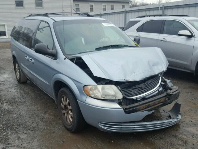 2C4GP44L83R364246 - 2003 CHRYSLER TOWN & COU BLUE photo 1