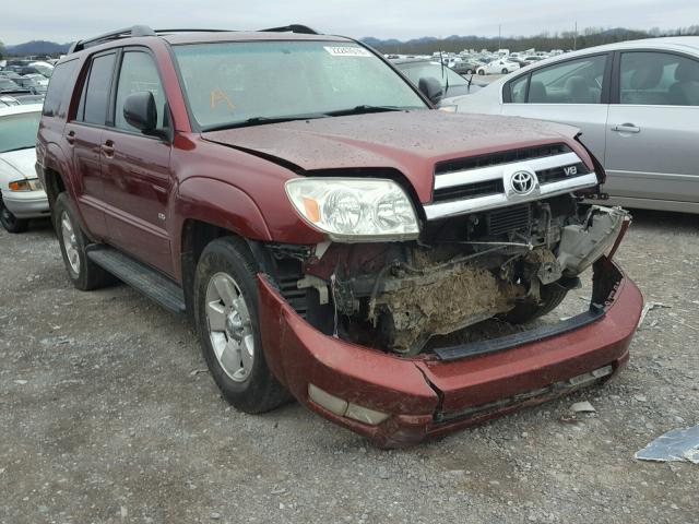 JTEZT14R058007290 - 2005 TOYOTA 4RUNNER SR MAROON photo 1