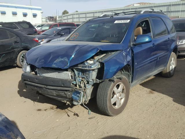 2CKDL63F666133348 - 2006 PONTIAC TORRENT BLUE photo 2