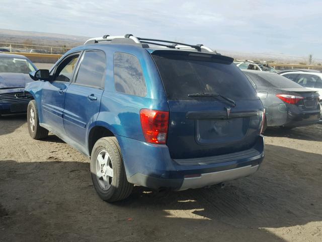 2CKDL63F666133348 - 2006 PONTIAC TORRENT BLUE photo 3