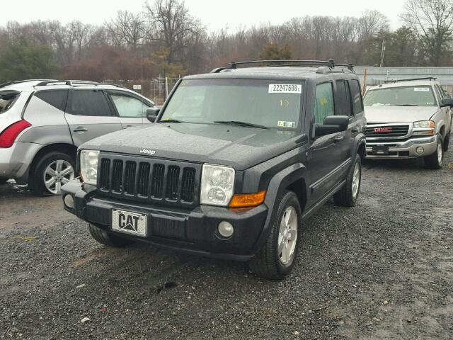 1J8HG48K96C198623 - 2006 JEEP COMMANDER BLACK photo 2