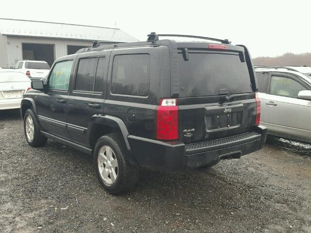 1J8HG48K96C198623 - 2006 JEEP COMMANDER 黑色 照片 3