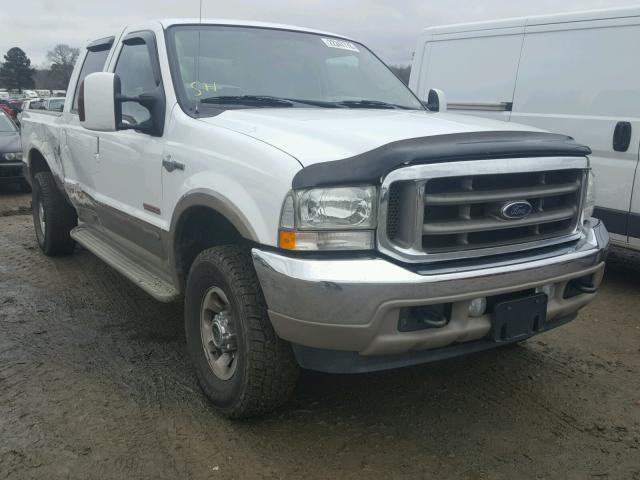 1FTNW21P44EA99295 - 2004 FORD F250 SUPER WHITE photo 1