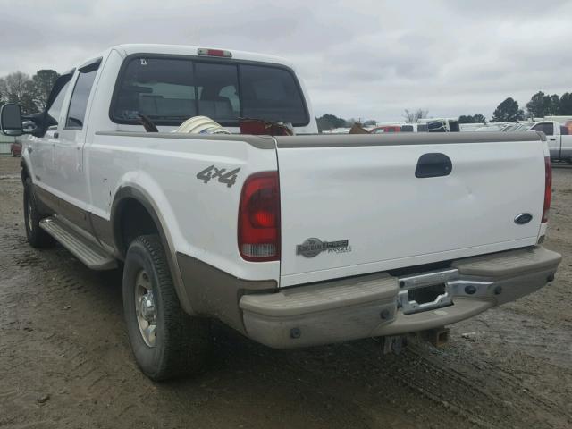 1FTNW21P44EA99295 - 2004 FORD F250 SUPER WHITE photo 3