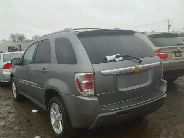 2CNDL73F266019033 - 2006 CHEVROLET EQUINOX LT GRAY photo 3