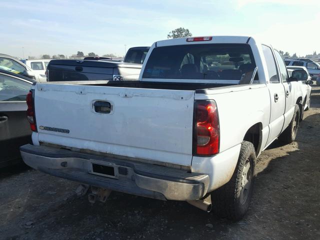 2GCEK13T761180151 - 2006 CHEVROLET SILVERADO WHITE photo 4