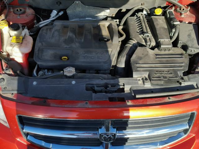 1B3HB48B47D553183 - 2007 DODGE CALIBER SX RED photo 7