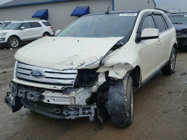 2FMDK49C48BA77105 - 2008 FORD EDGE LIMIT WHITE photo 2