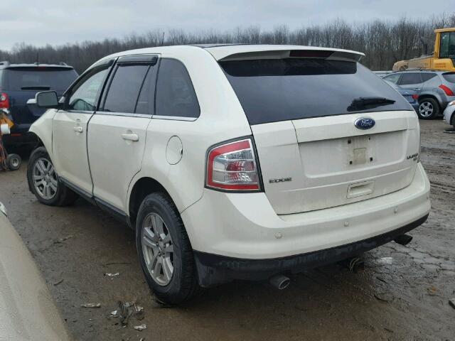 2FMDK49C48BA77105 - 2008 FORD EDGE LIMIT WHITE photo 3