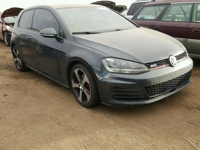 3VWYT7AU5FM032904 - 2015 VOLKSWAGEN GTI GRAY photo 1