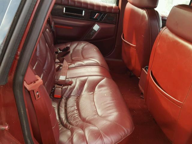 2G4WB55L6R1455856 - 1994 BUICK REGAL CUST MAROON photo 6