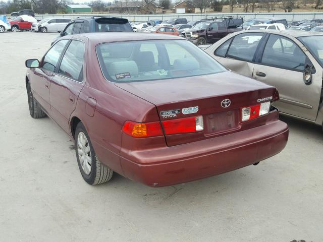 4T1BG22K2YU630374 - 2000 TOYOTA CAMRY CE RED photo 3