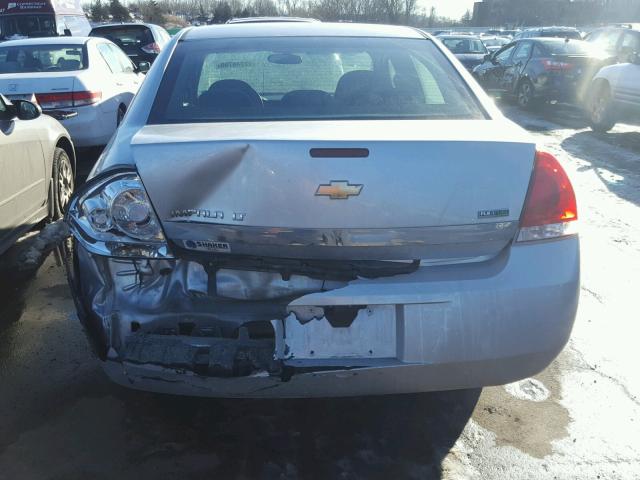 2G1WB5EK1A1204414 - 2010 CHEVROLET IMPALA LT SILVER photo 9