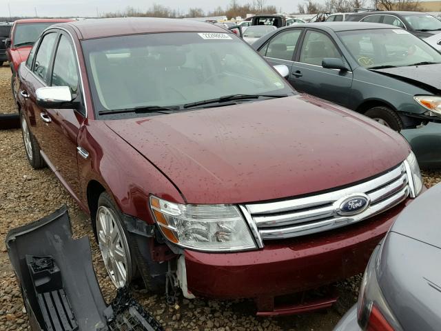 1FAHP25W98G158093 - 2008 FORD TAURUS LIM RED photo 1