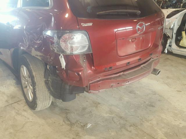 JM3ER2B55B0377384 - 2011 MAZDA CX-7 BURGUNDY photo 9