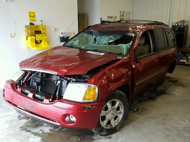 1GKDT13S132346566 - 2003 GMC ENVOY BURGUNDY photo 2