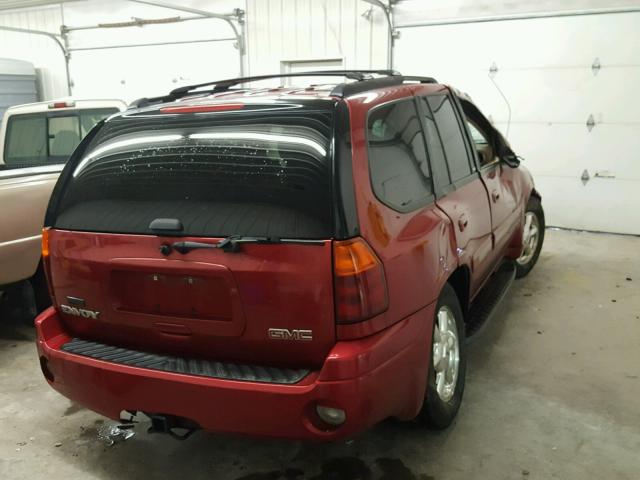 1GKDT13S132346566 - 2003 GMC ENVOY BURGUNDY photo 4