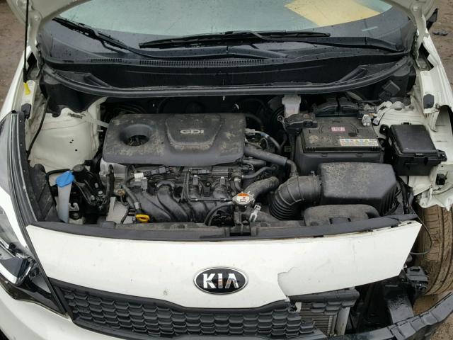 KNADM4A31G6678248 - 2016 KIA RIO LX Սպիտակ լուսանկար 7