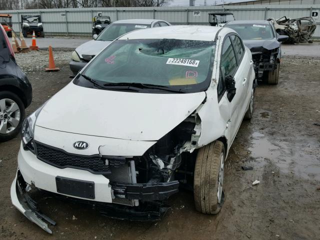 KNADM4A31G6678248 - 2016 KIA RIO LX WHITE photo 9