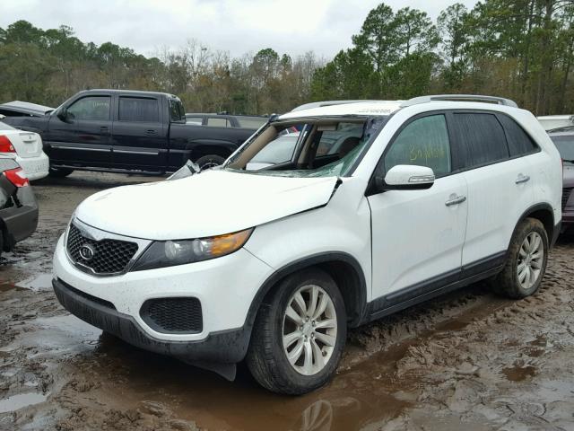 5XYKT4A20BG051227 - 2011 KIA SORENTO BA WHITE photo 2