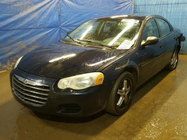 1C3EL46X94N291913 - 2004 CHRYSLER SEBRING LX BLUE photo 2