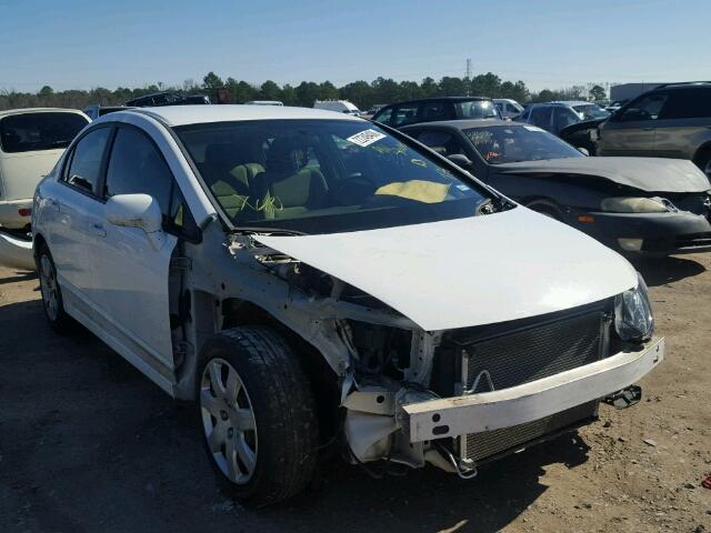 1HGFA16548L108102 - 2008 HONDA CIVIC LX WHITE photo 1