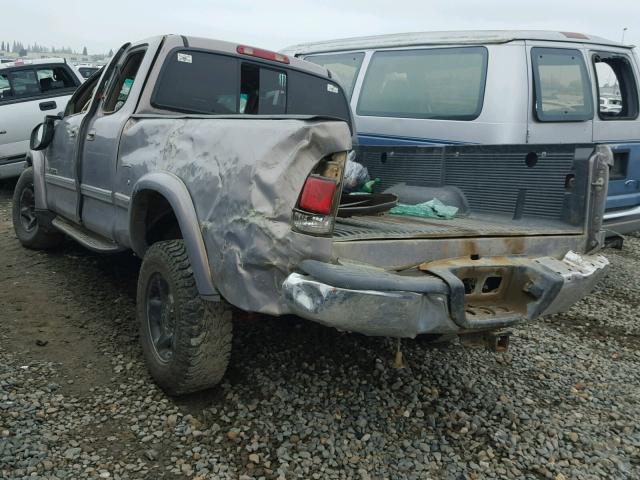 5TBBT4418YS015311 - 2000 TOYOTA TUNDRA ACC SILVER photo 3