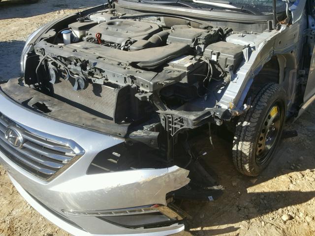 5NPE34AF7FH230248 - 2015 HYUNDAI SONATA SPO SILVER photo 9