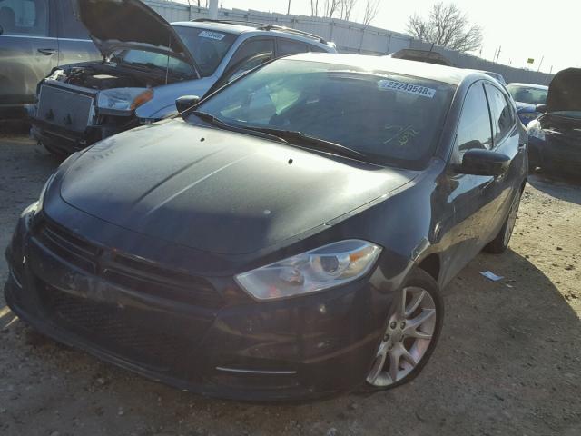 1C3CDFBA7DD170692 - 2013 DODGE DART SXT BLACK photo 2