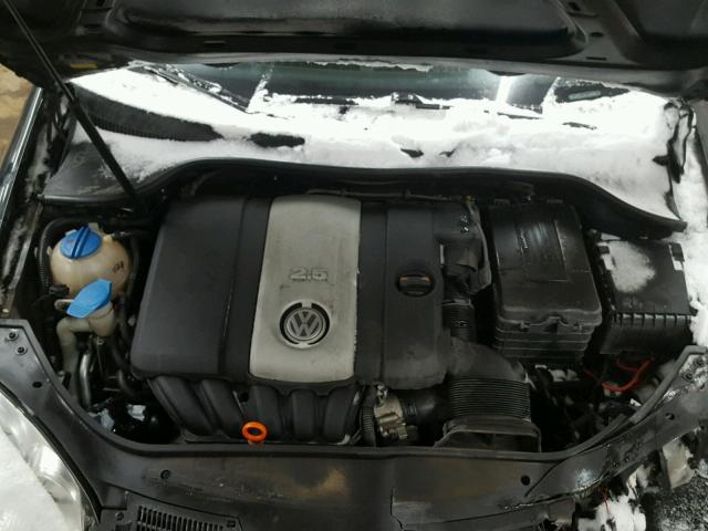 3VWJM71K98M036597 - 2008 VOLKSWAGEN JETTA S BLACK photo 7