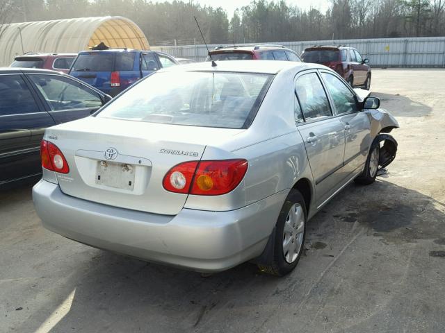 JTDBR32E330026718 - 2003 TOYOTA COROLLA CE GRAY photo 4