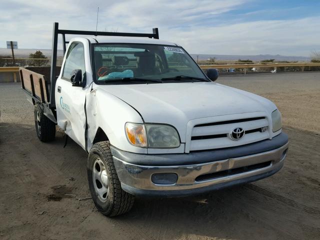 5TBJT32185S458823 - 2005 TOYOTA TUNDRA WHITE photo 1