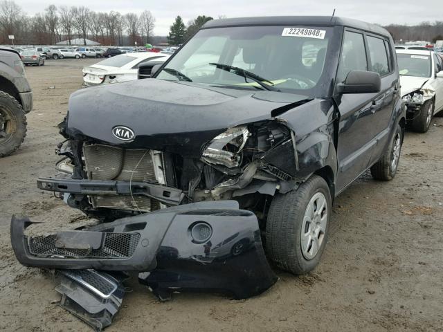 KNDJT2A10B7305247 - 2011 KIA SOUL BLACK photo 2