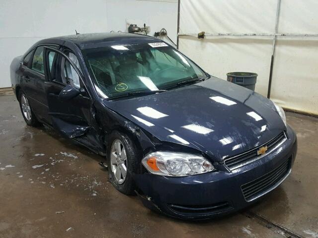 2G1WT58K781203187 - 2008 CHEVROLET IMPALA LT BLUE photo 1