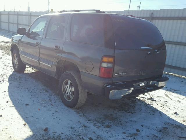 1GNEC13T41J279786 - 2001 CHEVROLET TAHOE C150 GRAY photo 3