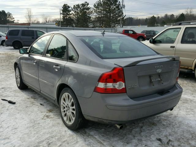 YV1MS682052059317 - 2005 VOLVO S40 T5 GRAY photo 3