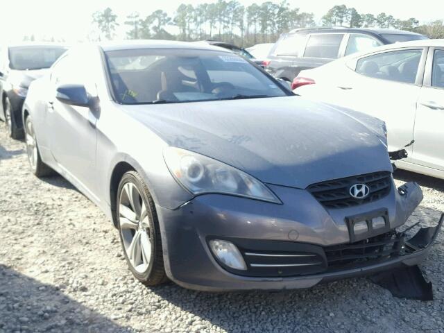 KMHHU6KH4AU003454 - 2010 HYUNDAI GENESIS CO GRAY photo 1