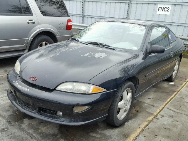 1G1JF12T5X7124307 - 1999 CHEVROLET CAVALIER Z BLACK photo 2