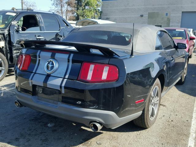 1ZVBP8EM9B5126441 - 2011 FORD MUSTANG BLACK photo 4